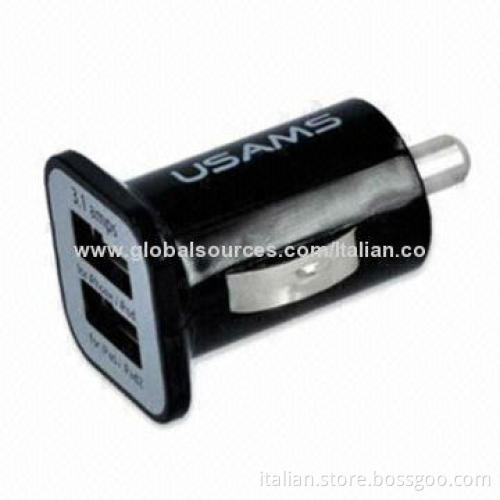 3A Dual-USB Mini Car Charger